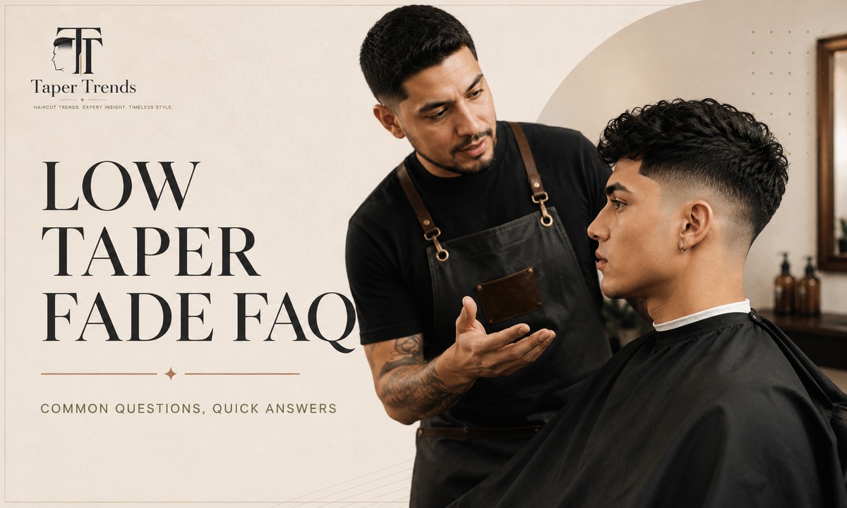 Frequently asked questions about the Hispanic Mexican low taper fade answered.