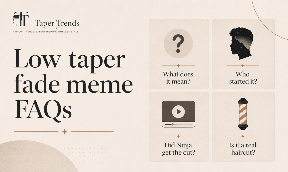 Low taper fade meme FAQs — the meaning, origin, timeline, and whether Ninja actually got the haircut, answered.