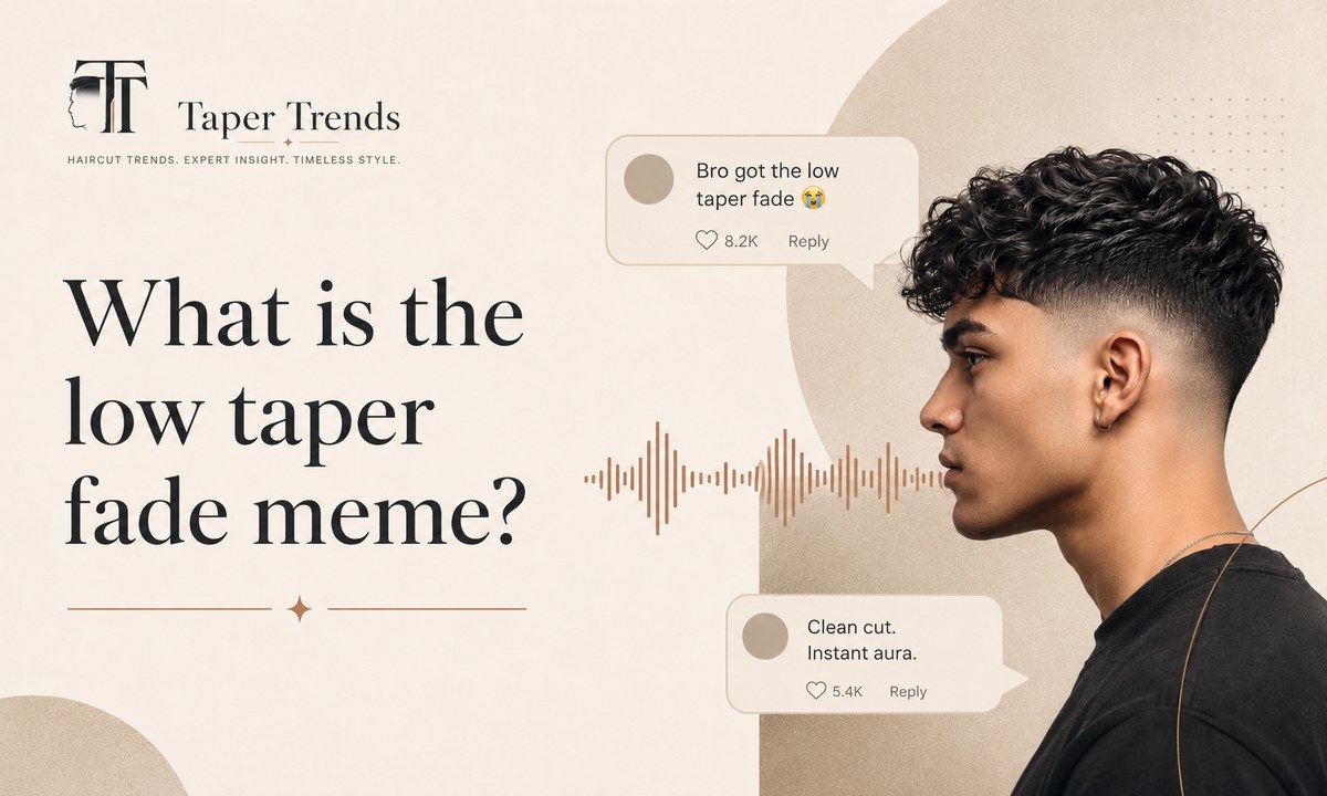 Why the low taper fade meme went viral and refused to fade — a specific premise, emotional delivery, remixable audio, and Ninja playing along.